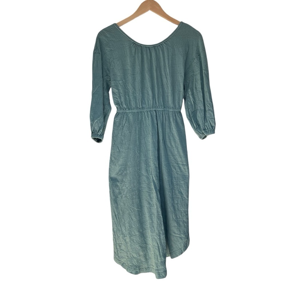 Free People Beach Seasons in the Sea Green Open Low Back Bohemian Midi Dress XS - Picture 3 of 10